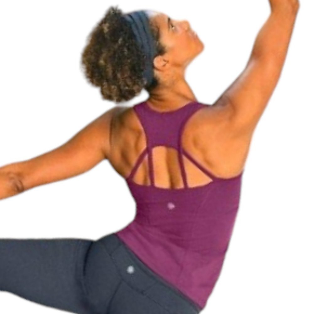 Athleta Purple Equator Strappy Tank - S